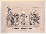 The Great American Tanner, Thomas B. Worth American, Lithograph