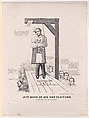 Jeff Davis on His Own Platform, or the Last "Act of Secession", Currier & Ives American, Lithograph