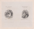 Two illustrations for "The Economy of Human Life", Frank Howard  British, Engraving on chine collé, proof
