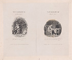 Two illustrations for "The Economy of Human Life", Frank Howard  British, Engraving on chine collé, proof
