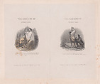 Two illustrations for "The Economy of Human Life", Frank Howard  British, Engraving on chine collé, proof