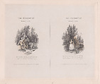 Two illustrations for "The Economy of Human Life", Frank Howard  British, Engraving on chine collé, proof