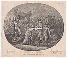 The Bravery of Parisian Women on October 5, 1789, Jacques-Philippe Caresme French, Engraving