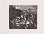 Southern Barbecue, Raymond Steth  American, Lithograph