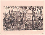 Wrapping Tobacco, Raymond Steth  American, Lithograph
