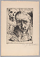 Death and the Artist; from Dance of Death, Lovis Corinth  German, Etching and drypoint