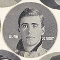 Bush, Detroit, from the Stars of the Diamond series (E254) issued by the Colgan Gum Company, Colgan Gum Company, Louisville, Kentucky  American, Photolithograph