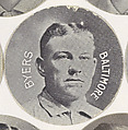 Byers, Baltimore, from the Stars of the Diamond series (E254) issued by the Colgan Gum Company, Colgan Gum Company, Louisville, Kentucky  American, Photolithograph