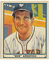 "Moe" Arnovich, New York Giants, from Play Ball, Sports Hall of Fame series (R336), issued by Gum, Inc., Gum, Inc., Commercial lithograph