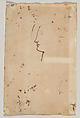 View of Rome (recto); A Woman's Head In Profile (verso), baron François Gérard (French, Rome 1770–1837 Paris), Black chalk, brush and gray wash (recto); pen and iron gall ink (verso)