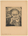 Portrait of Doctor Gachet or Man with a Pipe, Vincent van Gogh Dutch, Etching