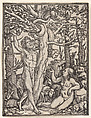 Fall (or Temptation of Adam), from "The Dance of Death", Hans Holbein the Younger German, Woodcut
