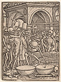 Skeletons Making Music (or the Cemetery), from "The Dance of Death", Hans Holbein the Younger German, Woodcut