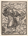 The Nobleman, from "The Dance of Death", Hans Holbein the Younger German, Woodcut