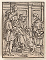 The Judge, from "The Dance of Death", Hans Holbein the Younger German, Woodcut