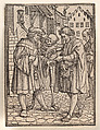 The Lawyer (or Advocate), from "The Dance of Death", Hans Holbein the Younger German, Woodcut