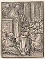 The Clergyman, from The Dance of Death, Hans Holbein the Younger German, Woodcut