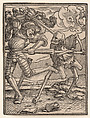 The Knight, from "The Dance of Death", Hans Holbein the Younger German, Woodcut
