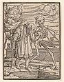 The Old Man, from "The Dance of Death", Hans Holbein the Younger German, Woodcut