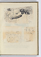 El sombrerón, Bernardo Ortiz de Montellano (Mexican, 1899–1949), Book with proof sheets and original drawings by Alfredo Zalce