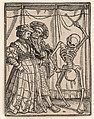 The Noblewoman, from The Dance of Death, Designed by Hans Holbein the Younger (German, Augsburg 1497/98–1543 London), Woodcut