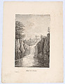 Chûte de la Passaïc, Charlotte Bonaparte  French, Lithograph