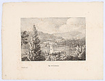 Vue de Lebanon, Charlotte Bonaparte  French, Lithograph