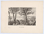 Vue du Lac Diane, Charlotte Bonaparte  French, Lithograph