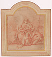 Charity, Charles Le Brun  French, Red chalk
