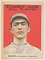 Baker, Philadelphia – Americans, from the Ball Players series (E145) for Cracker Jack, Rueckheim Bros. & Eckstein  American, Commercial color lithograph