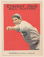 Russell, Chicago – Americans, from the Ball Players series (E145) for Cracker Jack, Rueckheim Bros. & Eckstein  American, Commercial color lithograph