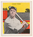 Jimmy Foxx, from the Tattoo Orbit series (R305) issued by the Orbit Gum Company to promote Tattoo Gum, William Wrigley Jr. Company, Commercial lithograph