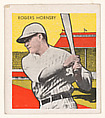 Rogers Hornsby, from the Tattoo Orbit series (R305) issued by the Orbit Gum Company to promote Tattoo Gum, William Wrigley Jr. Company, Commercial lithograph