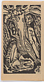 Dance of Death in Seven Tempos (Dood - Dans in Zeven Tempos), Nicolas Mathieu Eekman (Belgian, Brussels 1889–1973 Paris), Frieze of seven woodcuts plus title printed on Toshi paper with a woodcut cover printed  on thick oatmeal paper