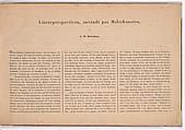 Linear Perspective, Applied to the Art of Painting: A Collection of Studies in Perspective, Christoffer Wilhelm Eckersberg (Danish, Blåkrog 1783–1853 Copenhagen), Eleven etched plates