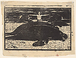 Robbus, Broncia Koller Austrian, Woodcut on Japanese paper