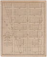 Map of part of the Murray-Hill Estate, Situated in the 12th Ward of the City of New York, to be sold by James Bleecker & Sons on Thursday 11th June 1835, at 12 o'clock, at the Merchant's Exchange, Prosper Desobry  American, Lithograph