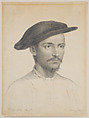 Philip Hobby Knight, after Holbein, John Smart Jr.  British, Graphite