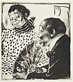 A Black Man and Woman, Rose Cecil Latham O'Neill  American, Pen, brush, and ink