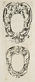 Various Cartouche Designs, Francisco Herrera, the Younger ("El Mozo") (Spanish, Seville 1627–1685 Madrid), Engraving