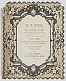 Valentine maker's album (Jonathan King), Anonymous, Thick interior pages (45), exterior cover dark green coated fabric
