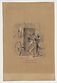 The London Omnibus, Nadar (French, Paris 1820–1910 Paris), Pen and ink, brush and wash and white gouache over graphite