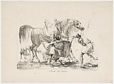 Arabe du Desert, baron Antoine Jean Gros French, Lithograph