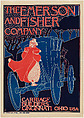 The Emerson and Fisher Company, Carriage Builders, Cincinnati, Ohio, USA, Frank Hazenplug  American, Lithograph