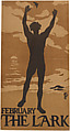 The Lark, February, Florence Lundborg  American, Woodcut