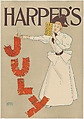 Harper's, July, Edward Penfield American, Lithograph