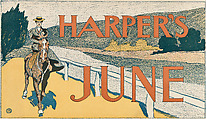 Harper's, June, Edward Penfield American, Lithograph