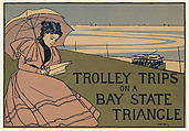 Trolly Trips on a Bay State Triangle, Charles Herbert Woodbury  American, Relief