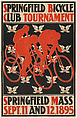 Springfield Bicycle Club Tournament, William Henry Bradley  American, Lithograph