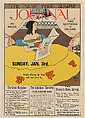 New York Sunday Journal, Ernest Haskell American, Lithograph